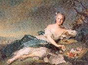 Jean Marc Nattier Henrietta of France as Flora Sweden oil painting reproduction